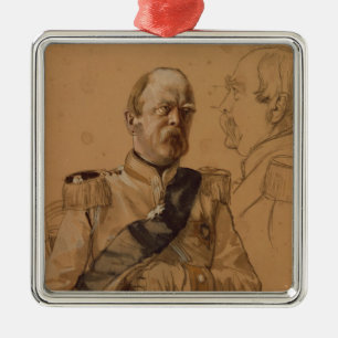 Prince Otto von Bismarck Metalen Ornament