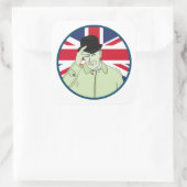 Prince Philip Duke of Edinburgh Vierkante Sticker (Tas)