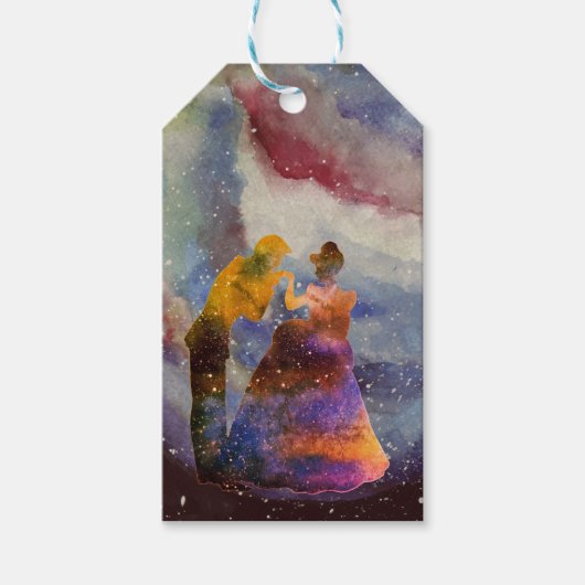 Prince Princess Art Custom Gift Label Cadeaulabel (Voorkant)