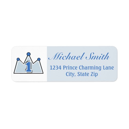 Prince Return Address Label (Voorkant)