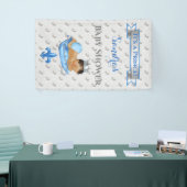 Prince Royal Baby Blue & Silver Pillow Boy Spandoek (Beurs)