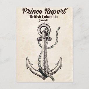 Prince Rupert, Brits-Columbia Na poster Briefkaart