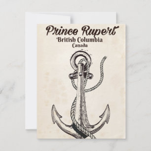 Prince Rupert, Brits Columbia Nautical poster