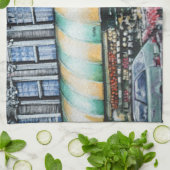 Prince Street Corner Theedoek (Gevouwen)