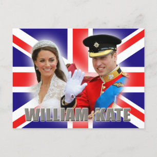 Prince William & Catherine Briefkaart