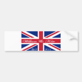 Prince William en Kate Bumpersticker (Voorkant)