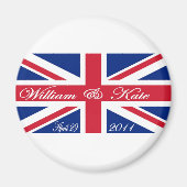 Prince William en Kate Magneet (Voorkant)
