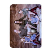 Prince William et famille déc 2021 stylisé Magnet (Vertical)