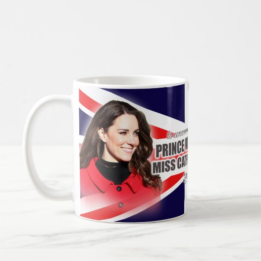 Prince William et tasse royale de mariage de Kate (Gauche)