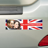 Prince William & Kate Bumpersticker (Op auto)