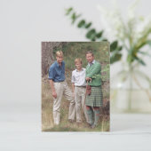 Princes Charles William Harry 1995 Briefkaart (Staand voorkant)