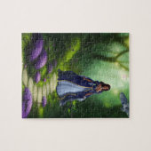 Princes lopen door betoverend bos legpuzzel (Horizontaal)