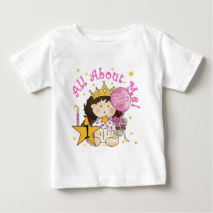 Princess All About Me 1st Birthday Tshirts