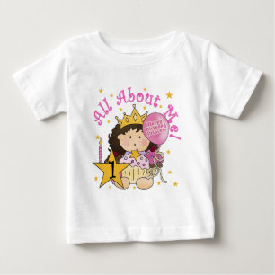 Princess All About Me 1st Birthday Tshirts