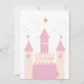 Princess and Castle Birthday Invitation | "Childre Kaart (Achterkant)
