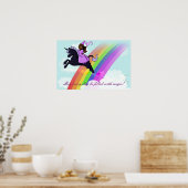 Princess and Unicorn Poster (Keuken)