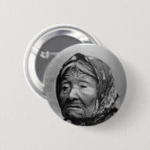 Princess Angeline -  foto 1896 Ronde Button 5,7 Cm (Voorkant /achterkant)