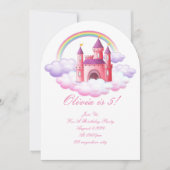 PRINCESS ANNIVERSAIRE INVITATION (Devant)