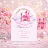 PRINCESS ANNIVERSAIRE INVITATION