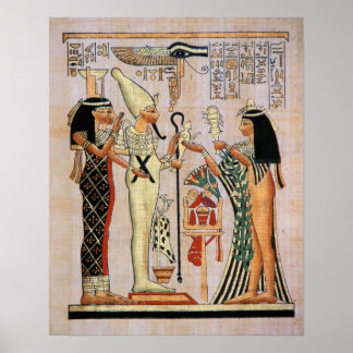 Princess Approaches Osiris, Isis en Nephtys Poster