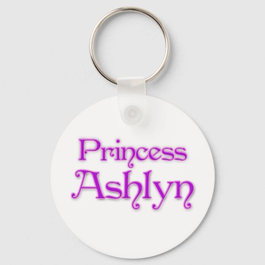 Princess Ashlyn Sleutelhanger (Voorkant)