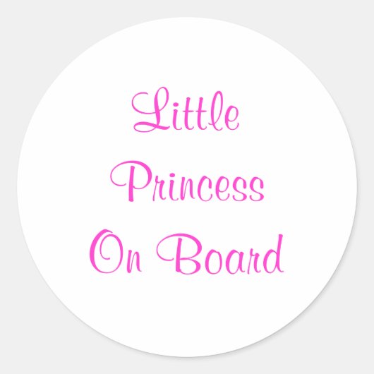 Princess auto sticker (Voorkant)
