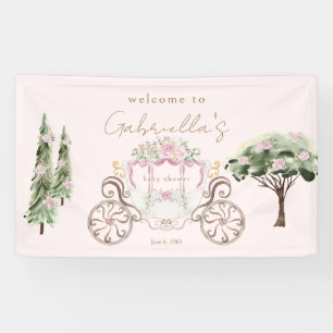 Princess Baby shower Blush Welkom Spandoek