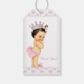 Princess Baby shower Cadeaulabel (Achterkant)