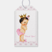 Princess Baby shower Cadeaulabel (Achterkant)