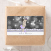 Princess Baby shower d'eau Étiquettes (En situation)