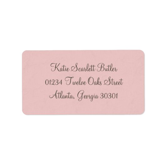 Princess Baby shower Etiket (Voorkant)