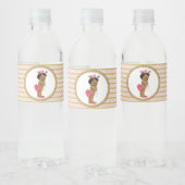 Princess Baby shower Étiquettes de bouteille d'eau (Bouteilles)