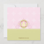 Princess Baby Shower Invitation Pretty Carriage (Dos)