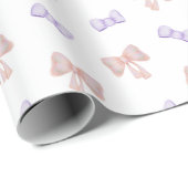 Princess Baby shower Pattern Cadeaupapier (Rol Hoek)