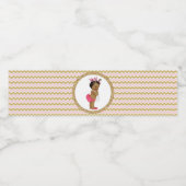 Princess Baby shower Waterflesetiketten Waterfles Etiket (Enkel label)