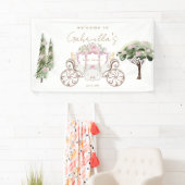 Princess Baby shower Wit Welkom Spandoek (Insitu)