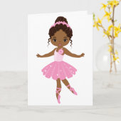 Princess Ballerina Kaart (Gele Bloem)