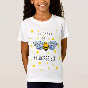 Princess Bee Monogrammed Name T-shirt