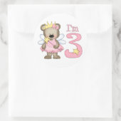 Princess Beer 3rd Birthday Ronde Sticker (Tas)