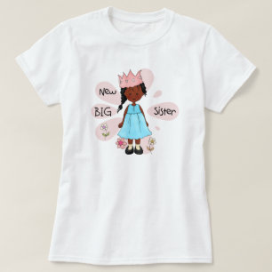 Princess Big Sister African American T-shirt