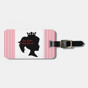 Princess Big Sister Best Friend Bagagelabel