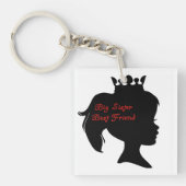 Princess Big Sister Best Friend Sleutelhanger (Voorkant)