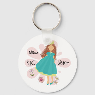 Princess Big Sister Brown Hair Sleutelhanger