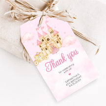 Princess Birthday Favor Tags