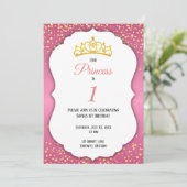 Princess Birthday Kaart (Staand voorkant)