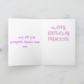 princess birthday kaart (Binnen)