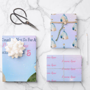 Princess Birthday Kinder Inpakpapier Vel