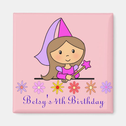 Princess Birthday Magnet (Devant)