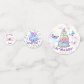 Princess Birthday Party Confetti (Voorkanten)