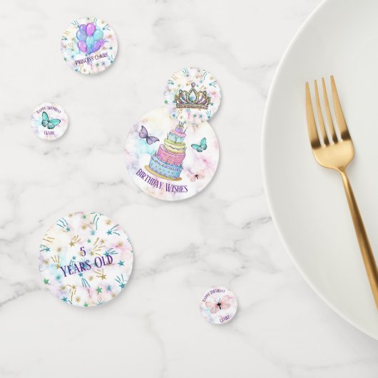 Princess Birthday Party Confetti (Groep)
